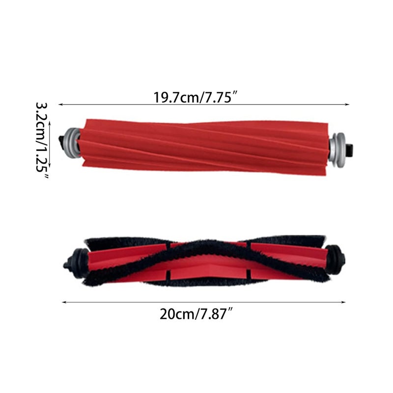 MaxV Floor Robot Vacuum Replacement Rubber Rolling Brush Spare Part Maintenance Kit - Image 3